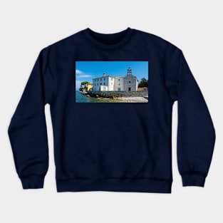 Glavotok Church and Monastery on Krk Island, Croatia Crewneck Sweatshirt